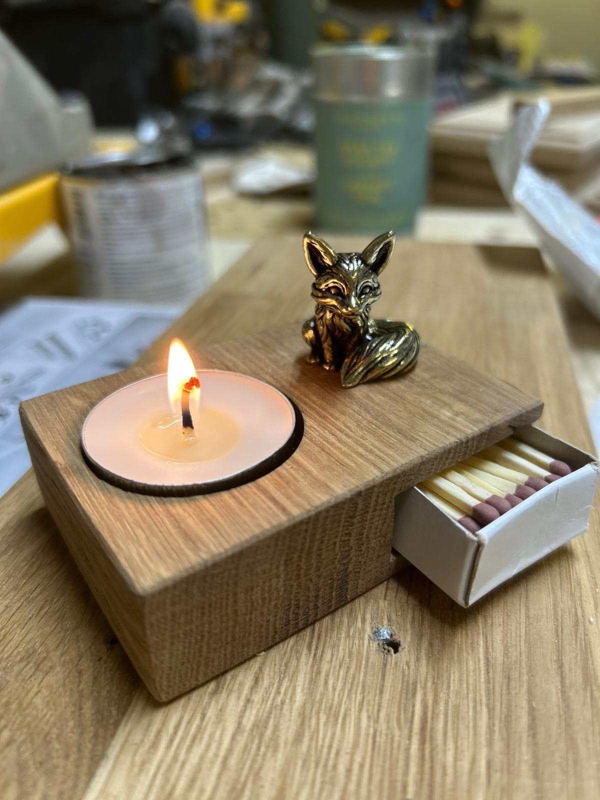 Ljushållare med tändsticksbox — bild 5