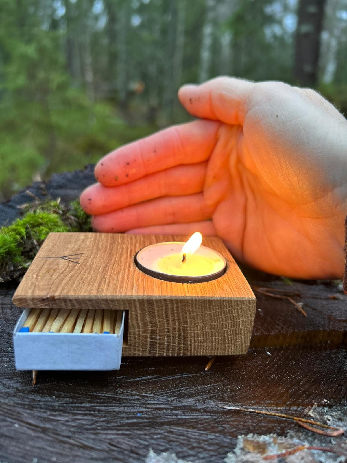 Ljushållare med tändsticksbox — bild 8