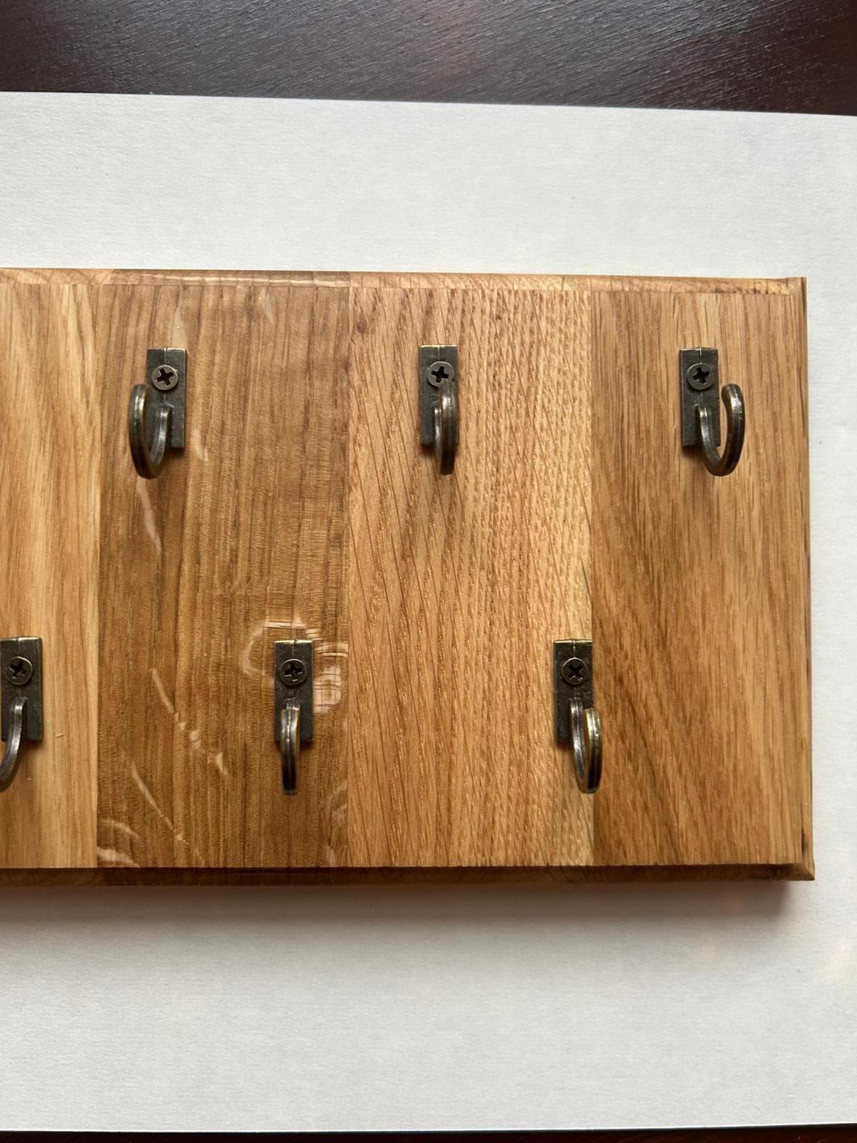 Nyckelhållare i ek — bild 3