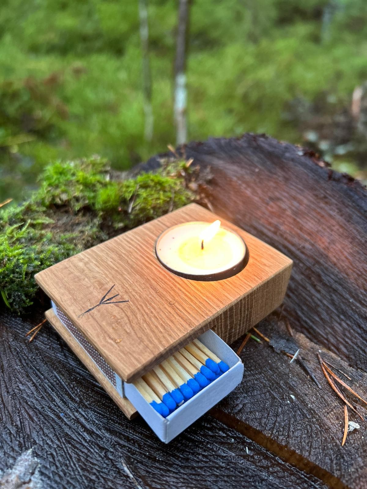 Nyckelhållare i ek — bild 5